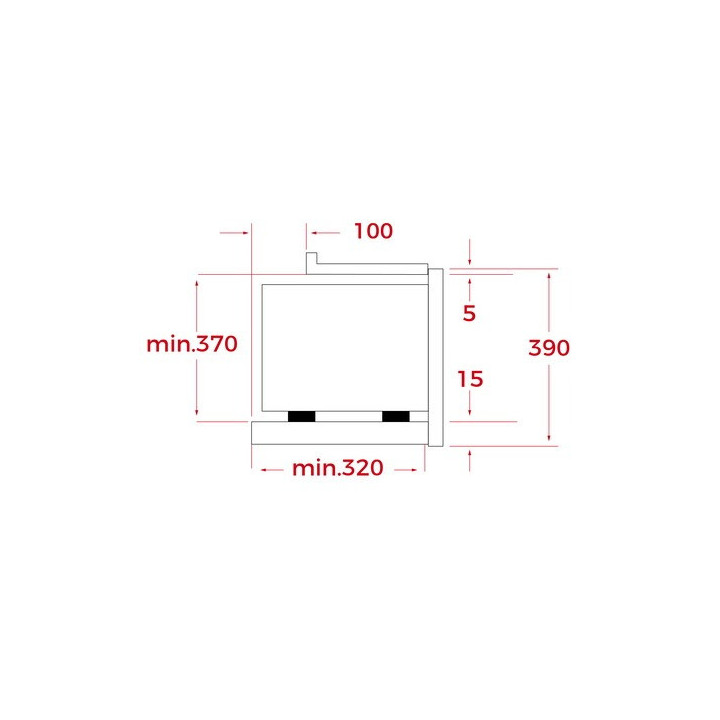 Micro-ondas integração total 20 litros Teka MAESTRO ML 8210 BIS BK