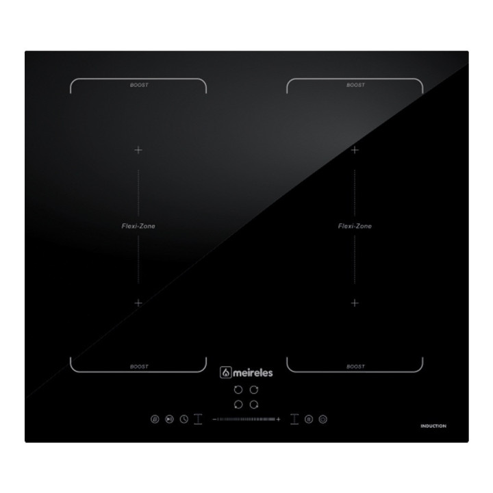 Placa Indução Meireles 60cm Flexível 4 Zonas com Booster | Free Cook