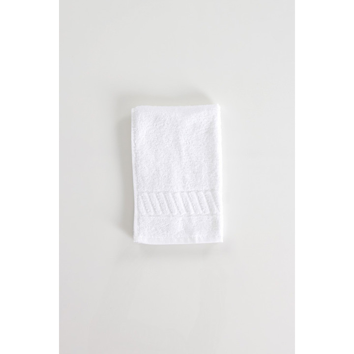 Toalhetes felpo hotelaria Brancos 30cm X 50cm Pack 12 unidades AMG-016431
