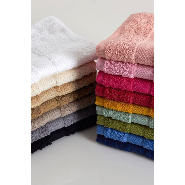 Toalhas de Rosto 100% Algodão 450g/m² 50x100cm Pack 4 – Felpo Jacquard