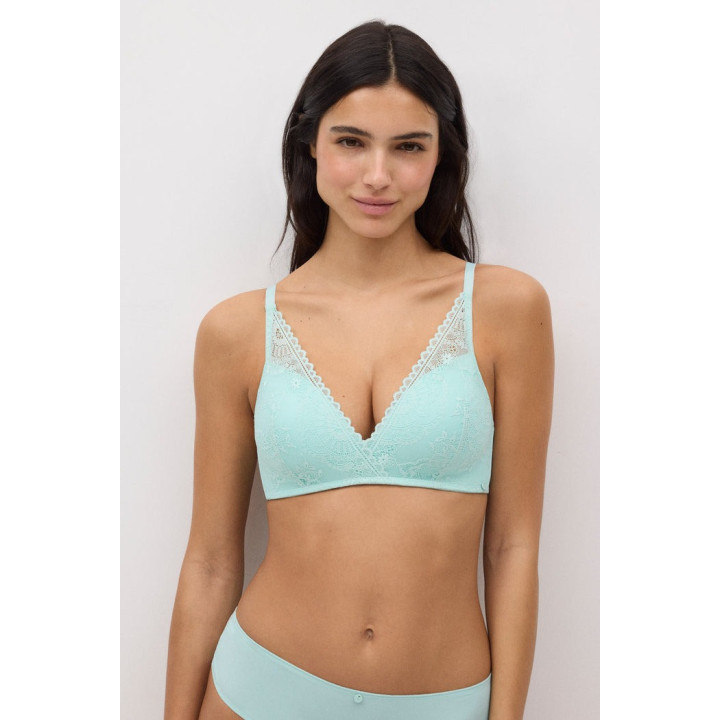 Ysabel Mora 10731 Soutien bralette sem aro acolchoado Copa B