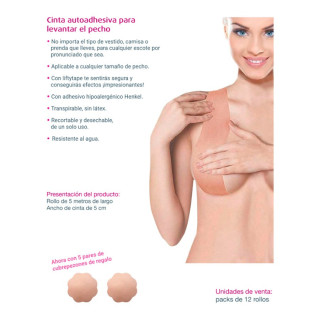 SPI Fashion Fita de Seios auto-adesiva 5m x 5cm