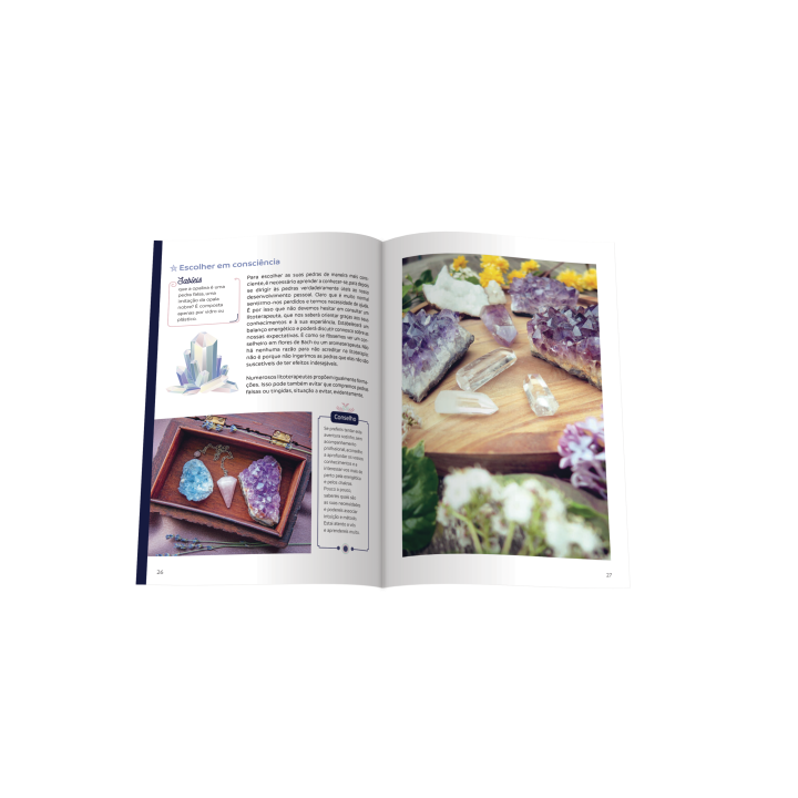Pedras Preciosas e Cristais | Livro de litoterapia e energia espiritual