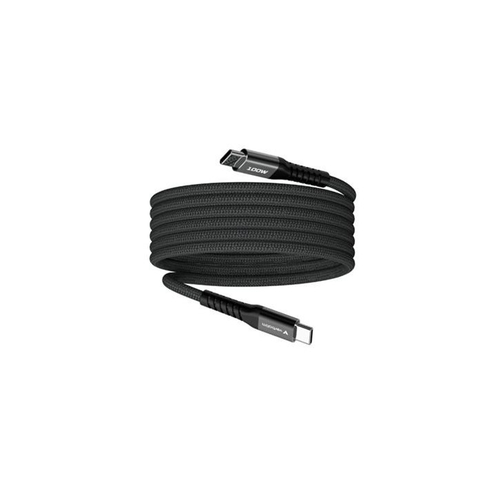 Verbatim Cabo USB-C 100W 480MBPS Magnético Nylon Black 1.20MT