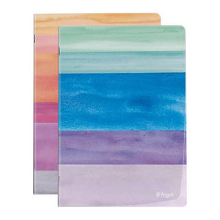 Caderno Agrafado Fegol Jungle A4 Pautado Capa PP 48 Folhas