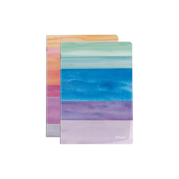 Caderno Agrafado Fegol Jungle A4 Pautado Capa PP 48 Folhas