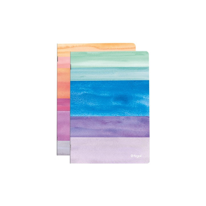 Caderno Agrafado Fegol Jungle A4 Pautado 48 Folhas