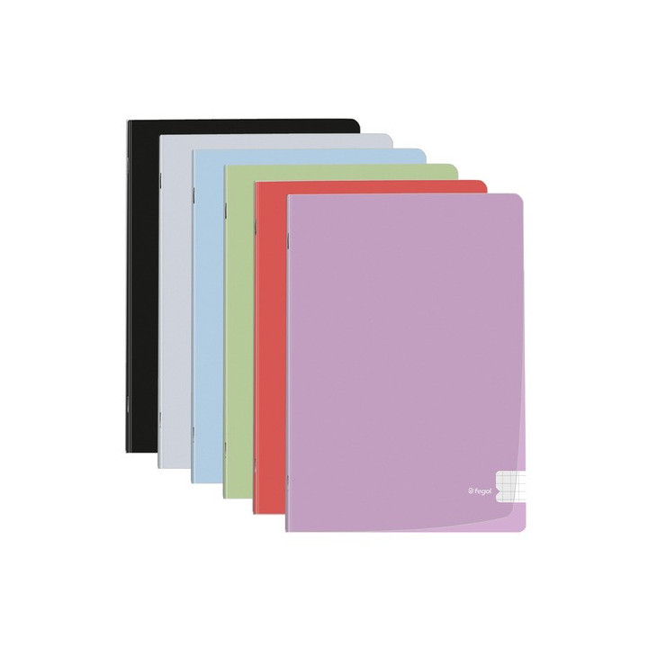 Caderno Fegol Flex A4 Quadriculado Capa PP 48 Folhas 90g