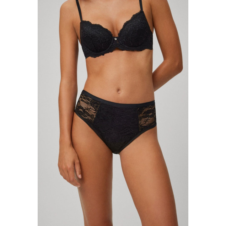 Ysabel Mora 19006 – Cueca Menstrual Midi com Renda Absorvente