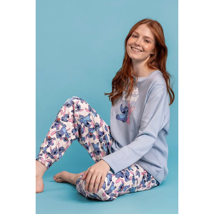 Pijama estampado stitch senhora 63322 - AMG-033339