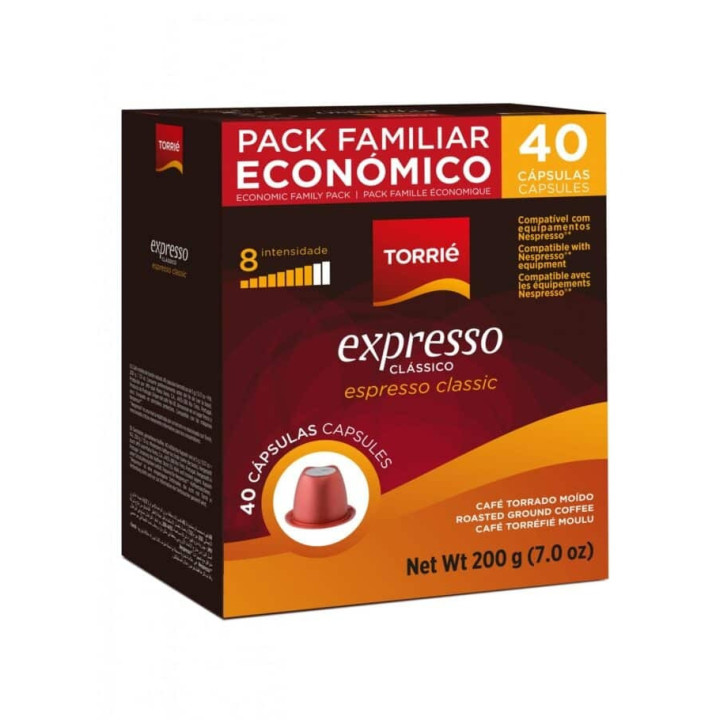Torrié Expresso Cápsulas Nespresso 40 Unidades Café Intenso e Equilibrado