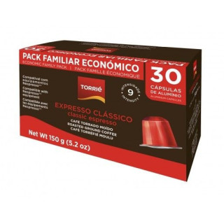 Torrié Espresso Clásico 30 Cápsulas Aluminio Nespresso