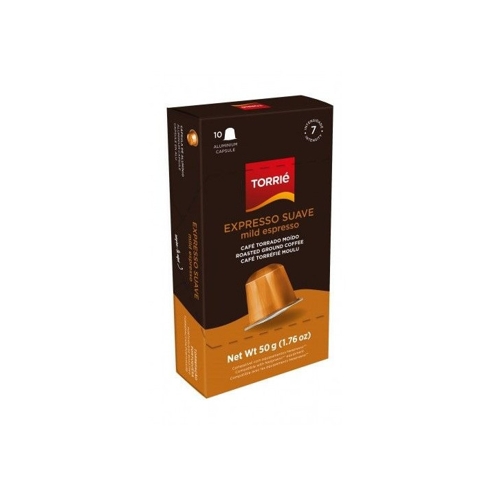 Torrié Expresso Suave Cápsulas Alumínio Nespresso 10 un Intensidade 7
