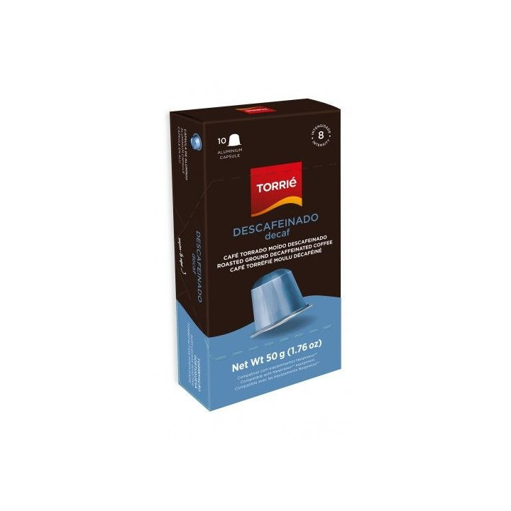 Torrié Descafeinado Cápsulas Nespresso 10 un Intensidade 8