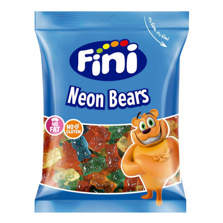 Pequenos Ursinhos Neon Fini 12x 90g