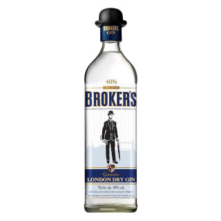 Broker’s London Dry Gin 70cl Clássico e Equilibrado