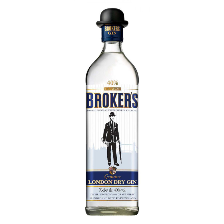Broker’s London Dry Gin 70cl Clássico e Equilibrado