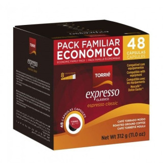 Torrié Expresso Clássico 48 Cápsulas Dolce Gusto Pack Familiar