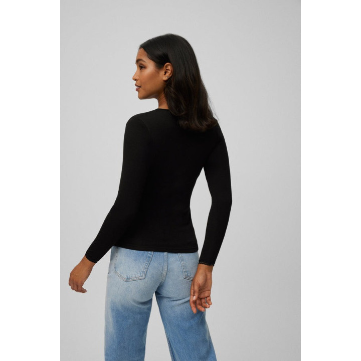 Ysabel Mora 70018 – Camisola Térmica Feminina Manga Comprida com Renda Heat Control