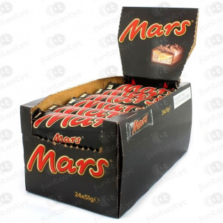 BARRITA CHOCOLATE MARS SINGLE 24 UDS - MARS-CCH00008