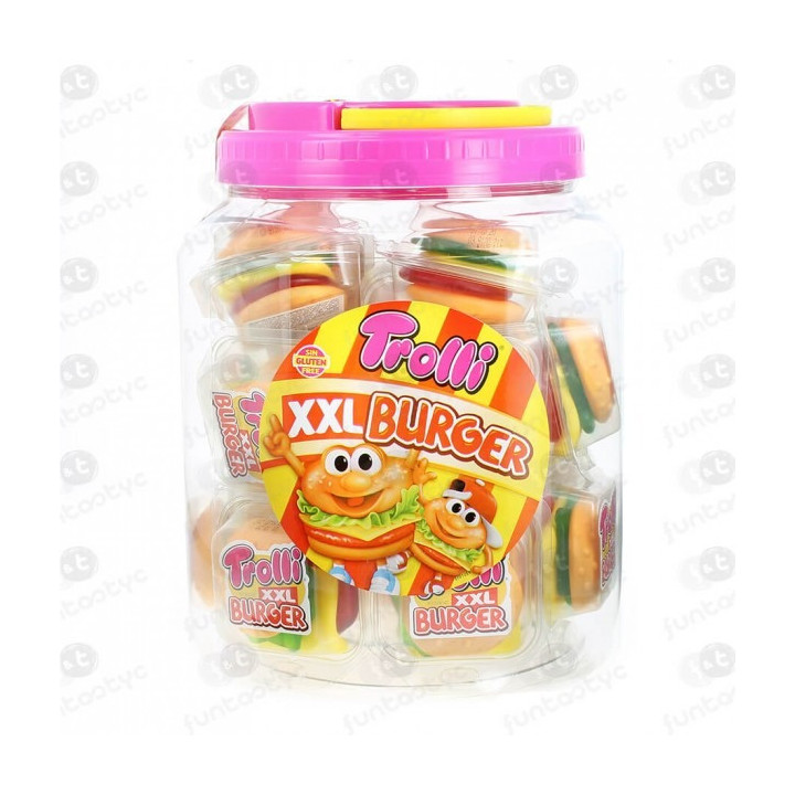 Trolli Gomas Burguer 1Kg | 20 hambúrgueres de goma