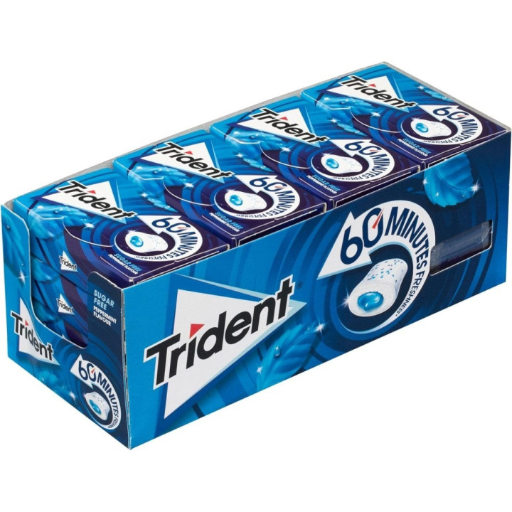Chicletes Menta Trident 60 minutos - CC-CHS00104