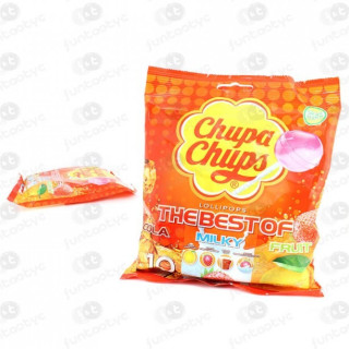 Chupa Chups The Best 10 Unidades | sabores mais vendidos
