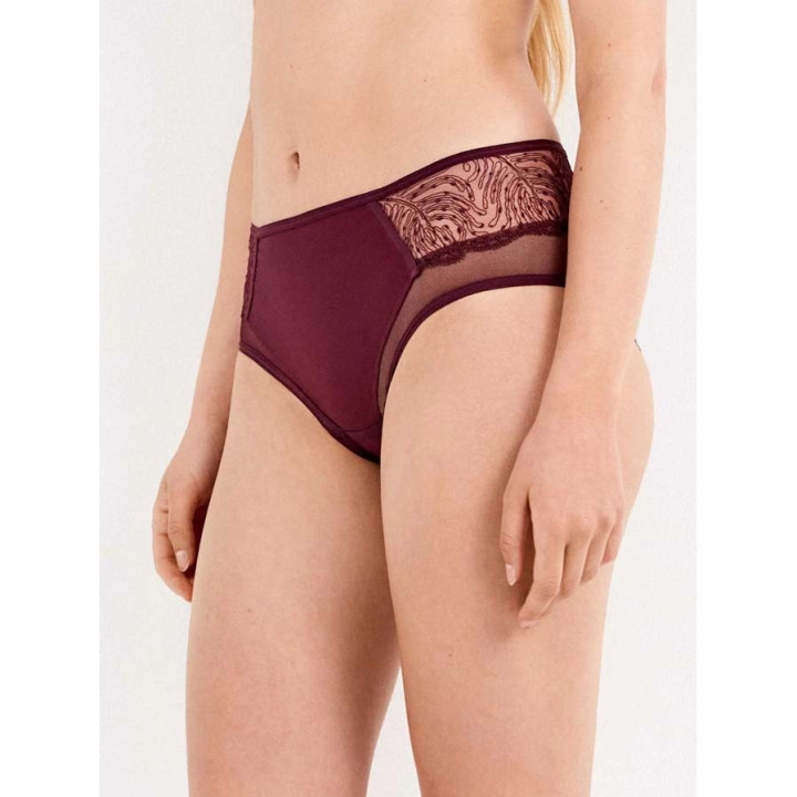 Gisela 2/10139B – Cueca Alta com Transparência