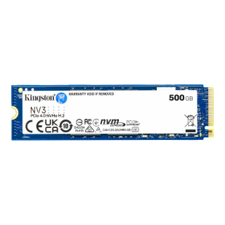 Kingston NV3 500GB NVMe PCIe 4.0 SSD | M.2 2280