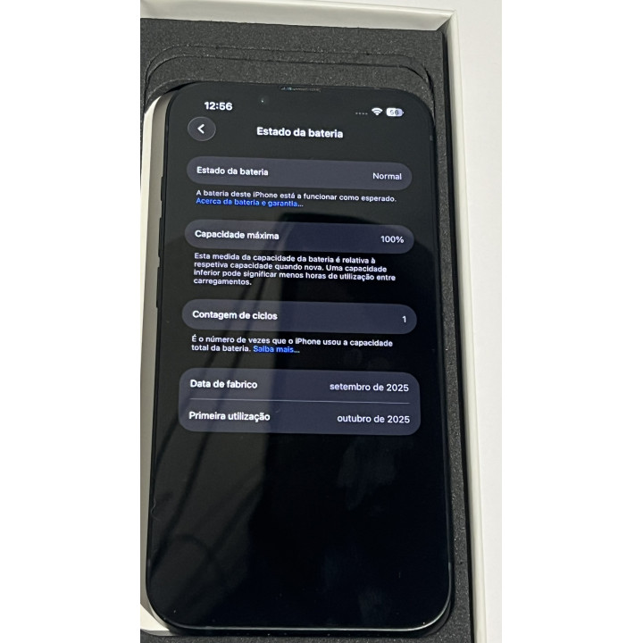 iPhone 16e 128GB Preto – Recondicionado A+ | Bateria 100% | Desbloqueado