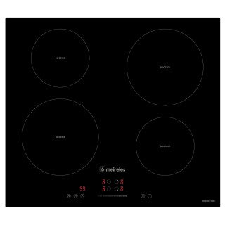 Placa Indução Meireles MI 1505 60cm 4 Zonas Booster 7200W