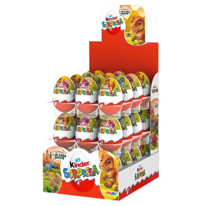 Kinder Surpresa 36 Ovos Expositor | chocolate com surpresa