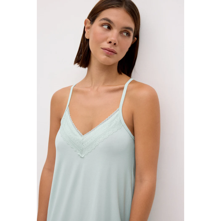 Ysabel Mora 10824 – Camisa de Dormir Leve de Alças com Renda