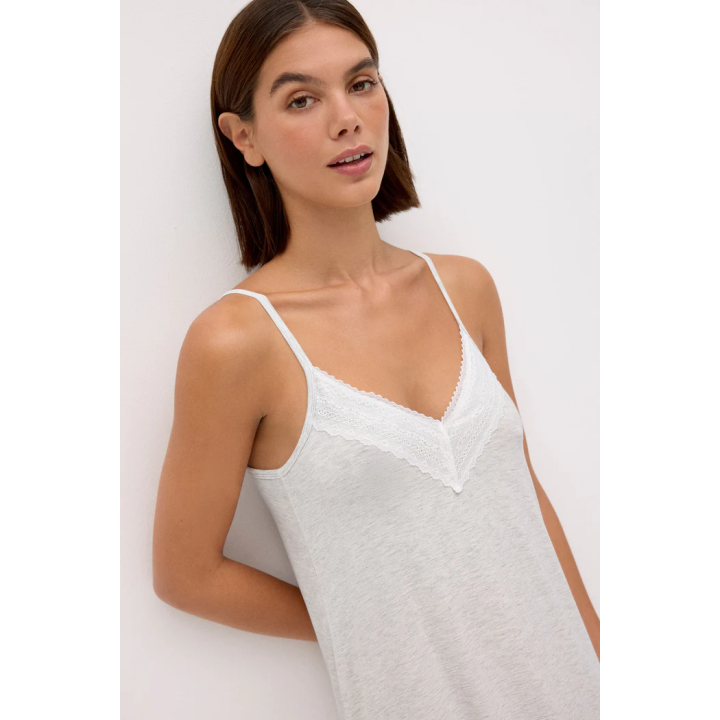 Ysabel Mora 10824 – Camisa de Dormir Leve de Alças com Renda