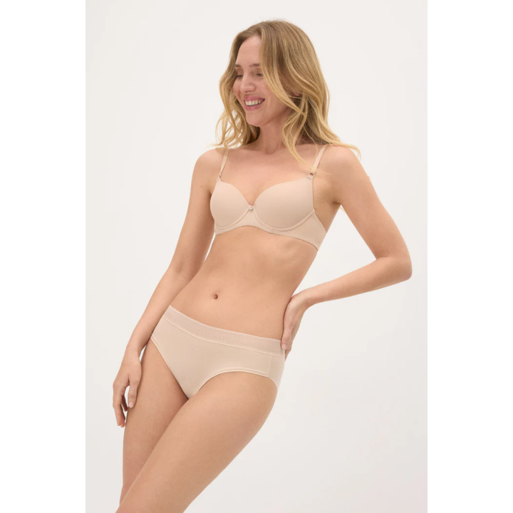 Cueca midi adaptativa invisível com renda Ysabel Mora 19495