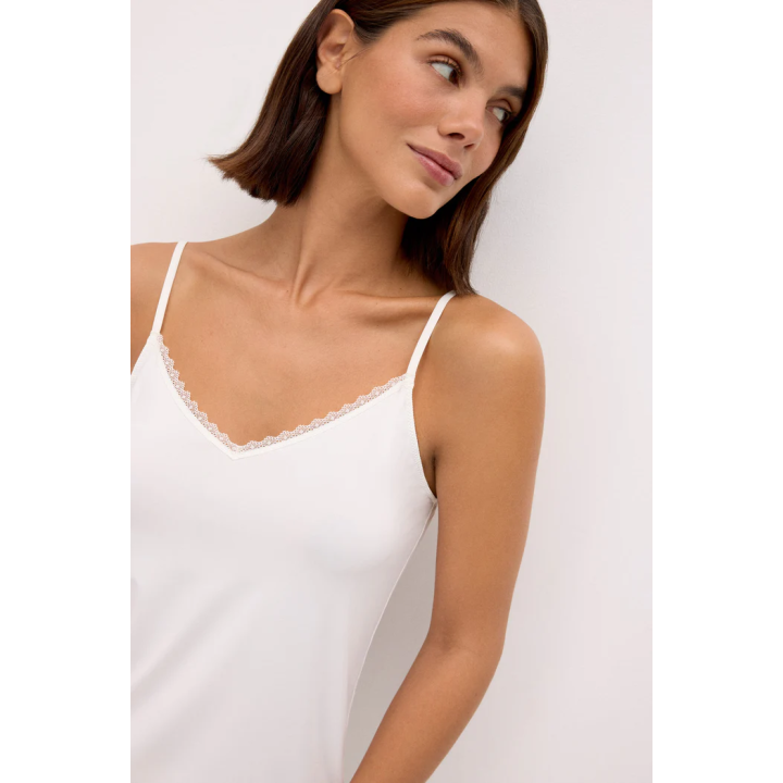 Pijama de alças com renda Ysabel Mora 10836