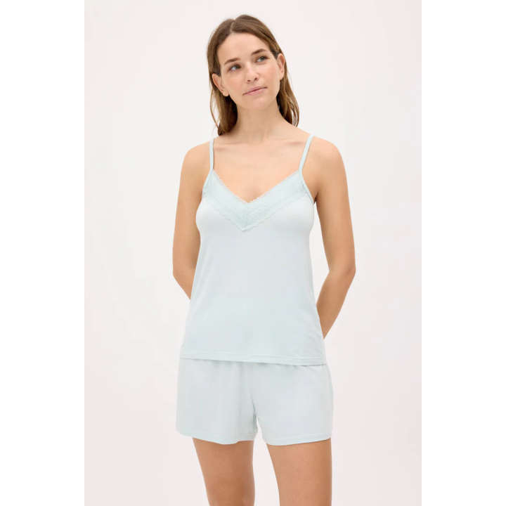 Ysabel Mora 10822 – Pijama de Verão Alças e Calção com Renda