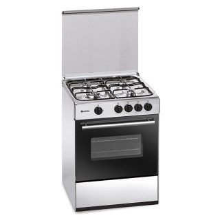 Meireles N 600 X – Fogão a Gás 60 cm 4 Queimadores Forno a Gás Classe A