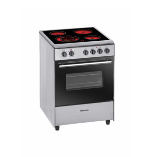 Meireles E 605 X – Fogão Elétrico 60 cm Vitrocerâmica 4 Zonas Multifunções