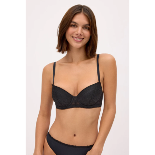 Soutien Push-Up com Aro e Renda Floral Copa B Ysabel Mora 10828