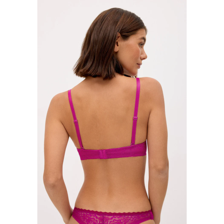Ysabel Mora 10828 Soutien Push-Up com Aro Copa B em Renda Floral