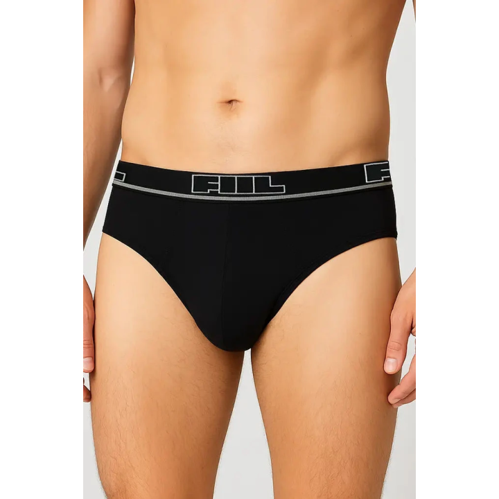 Slips Homem Algodão com Elástico Reforçado Fiil 4201 Pack 6 Unidades