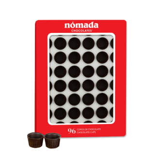 NOMADA Copos de Chocolate 96 Unidades | Ideais para Ginja