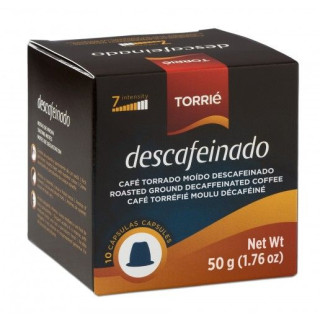 Torrié Descafeinado p/Nespresso Caixa 10 Cápsulas Compatíveis em Polipropileno