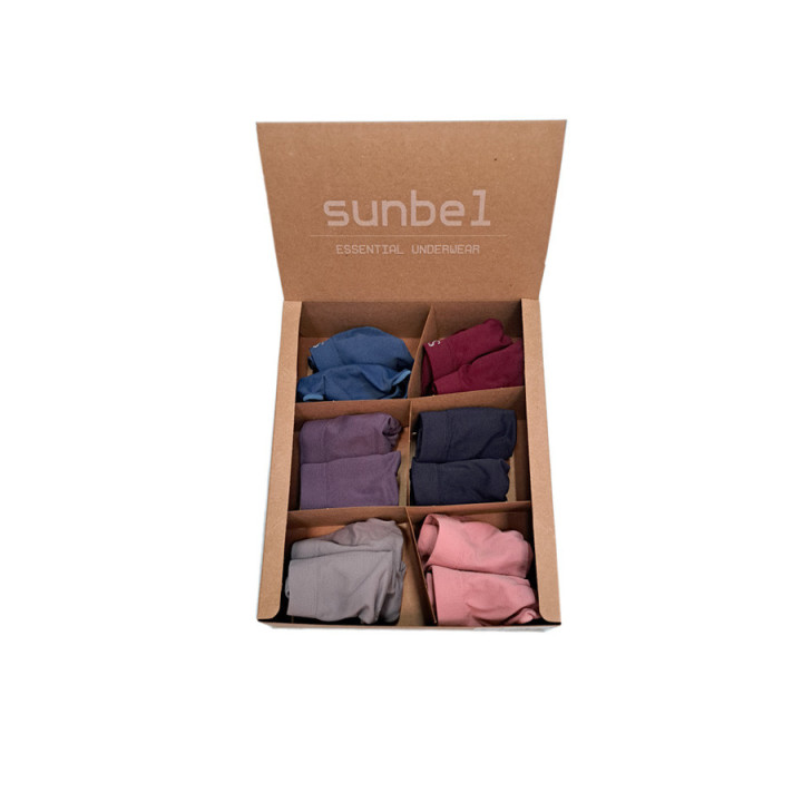 Tanga de poliamida de cintura baixa Pack de 12 unidades Sunbel 2080S