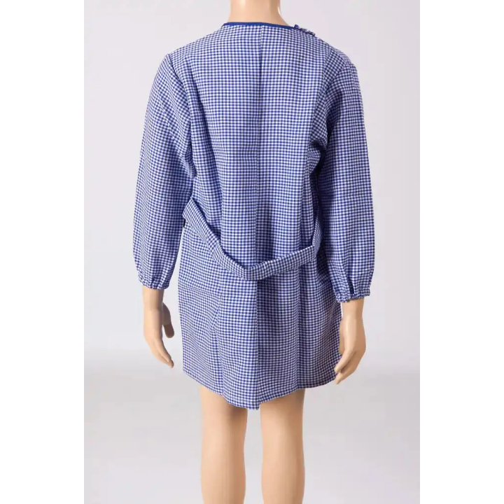Bata Escolar Xadrez para Menino BJD-019634 | Fabricada em Portugal