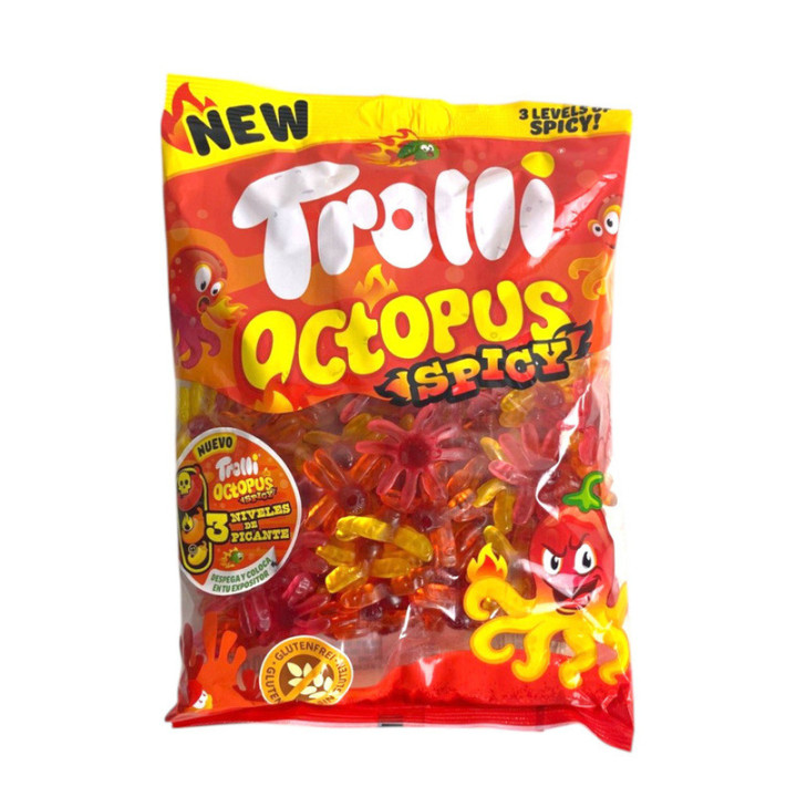 Gomas Polvos Picantes Trolli 1kg | Sem Glúten