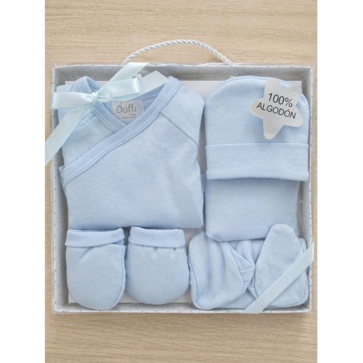 Conjunto de Bebé 5 Peças 100% Algodão para Bordar Duffy 171001310