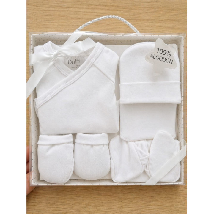 Conjunto de Bebé 5 Peças 100% Algodão para Bordar Duffy 171001310