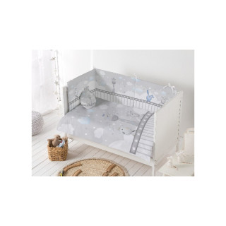 Conjunto de Berço 3 Peças com Edredão e Protetor Interbaby